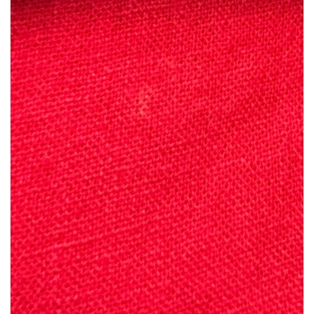 Vintage Spiegel Tomato Red Linen Blend Wrap Dress Size 14 16 Quiet Luxury READ - Picture 4 of 5